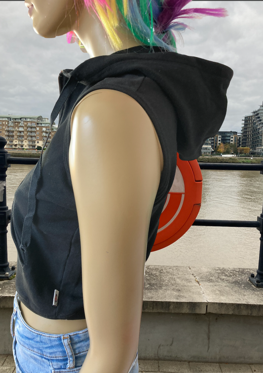 🖤 Badass Black Sleeveless Hoodie