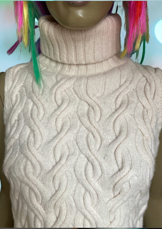 COS Twisted Cable Shell Sleeveless Sweater