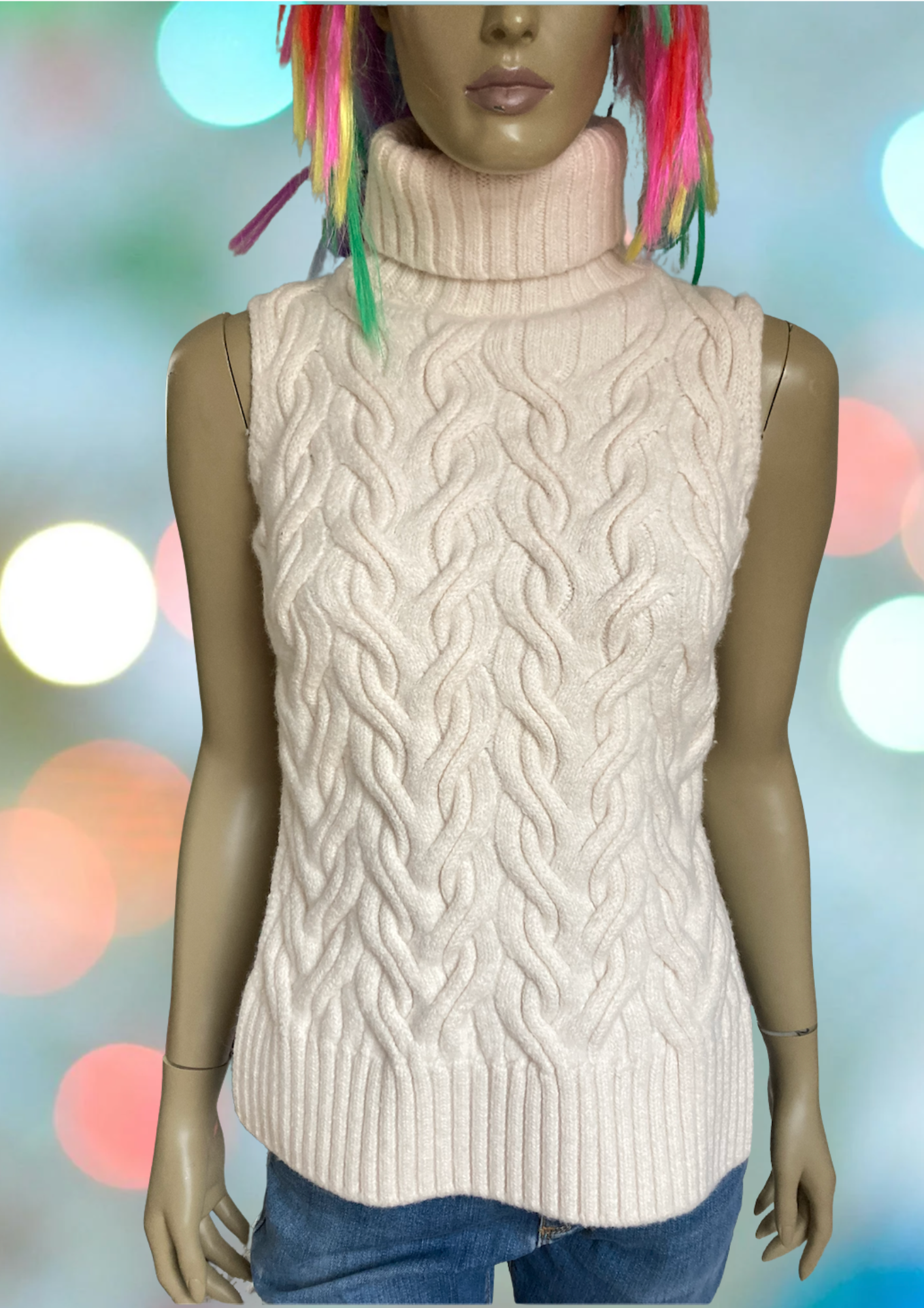 COS Twisted Cable Shell Sleeveless Sweater