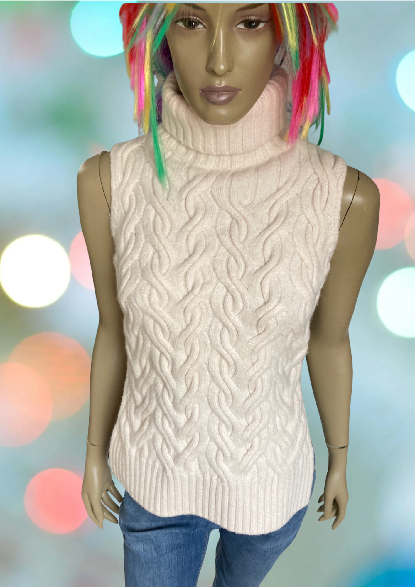COS Twisted Cable Shell Sleeveless Sweater