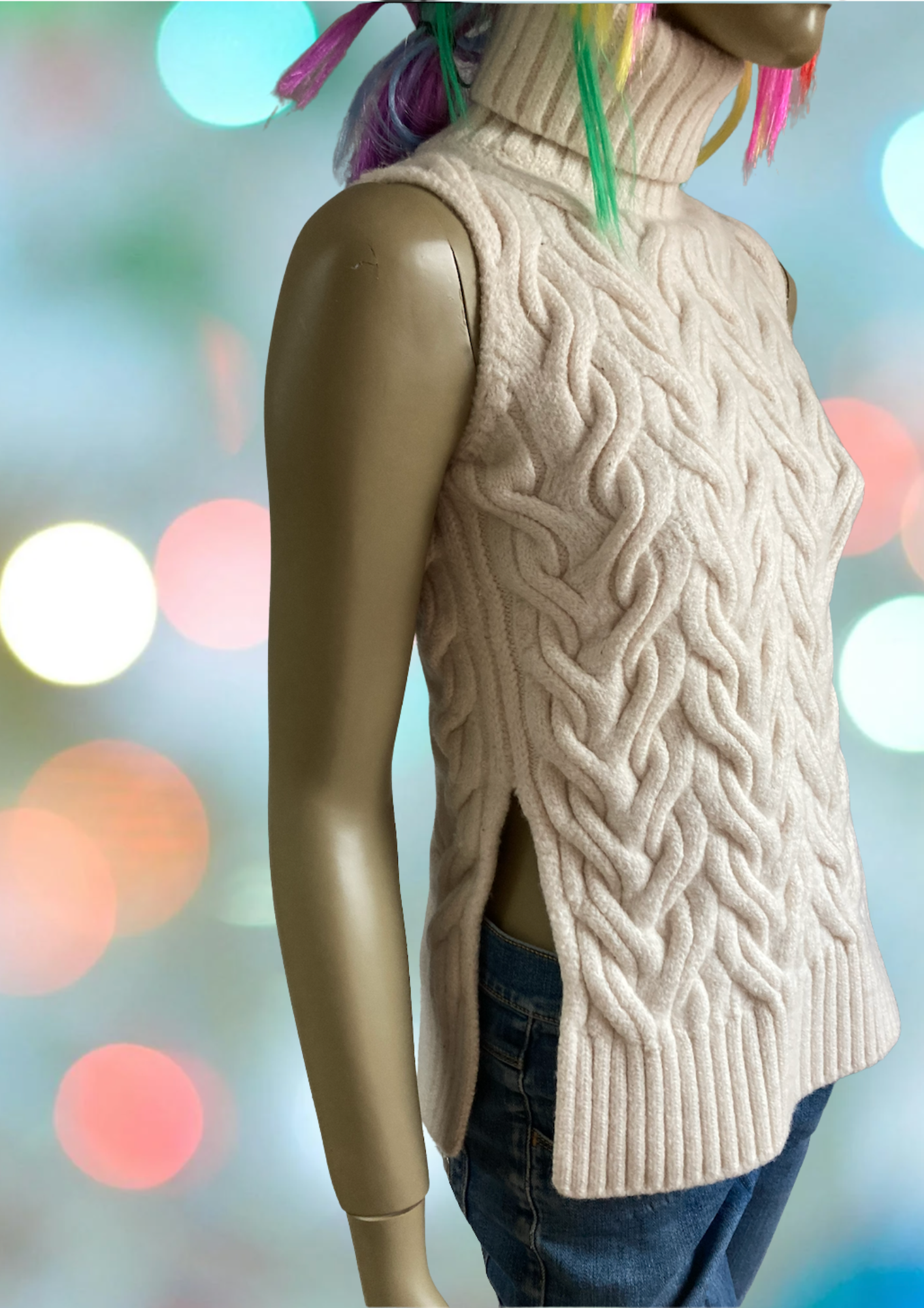 COS Twisted Cable Shell Sleeveless Sweater