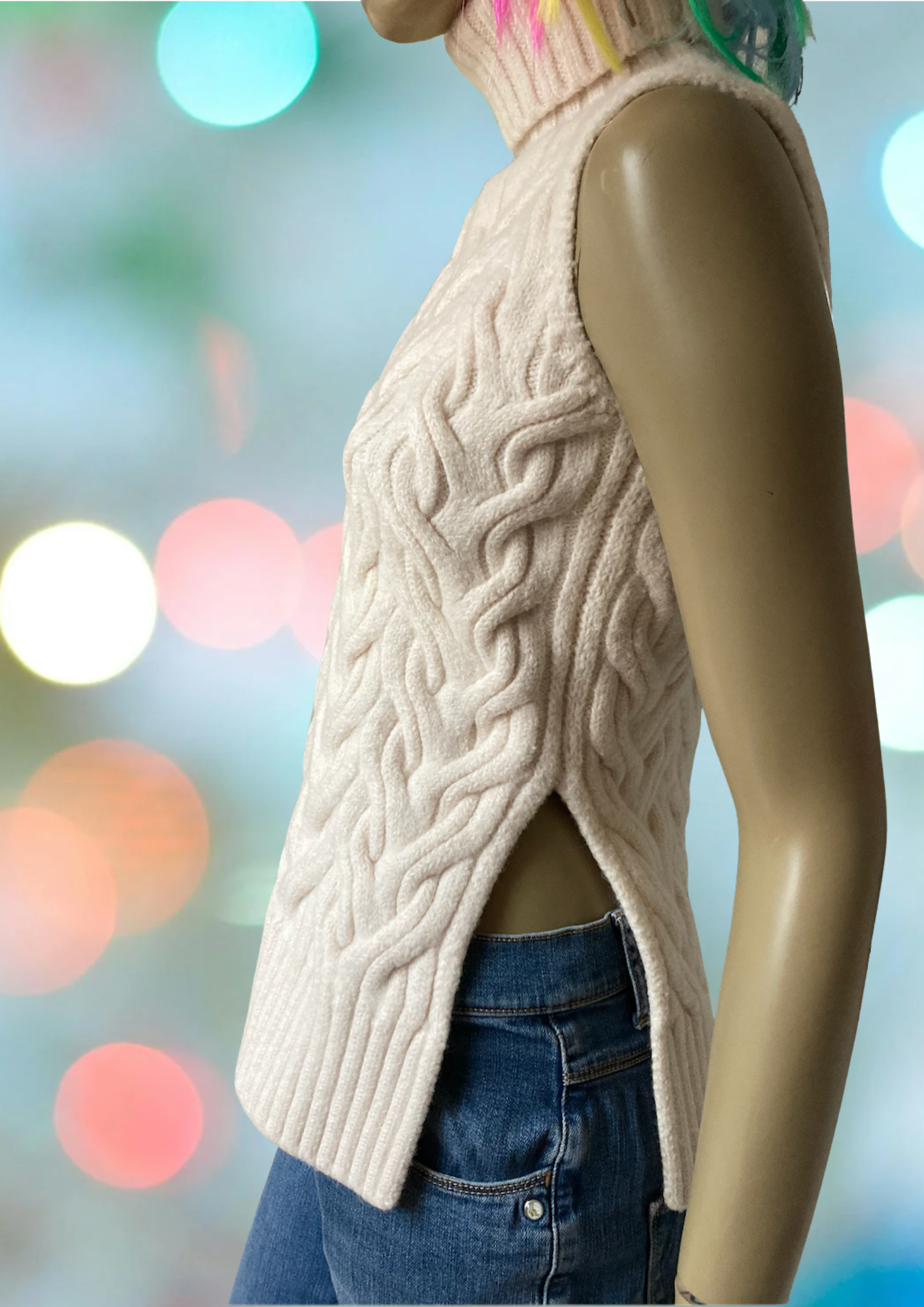 COS Twisted Cable Shell Sleeveless Sweater