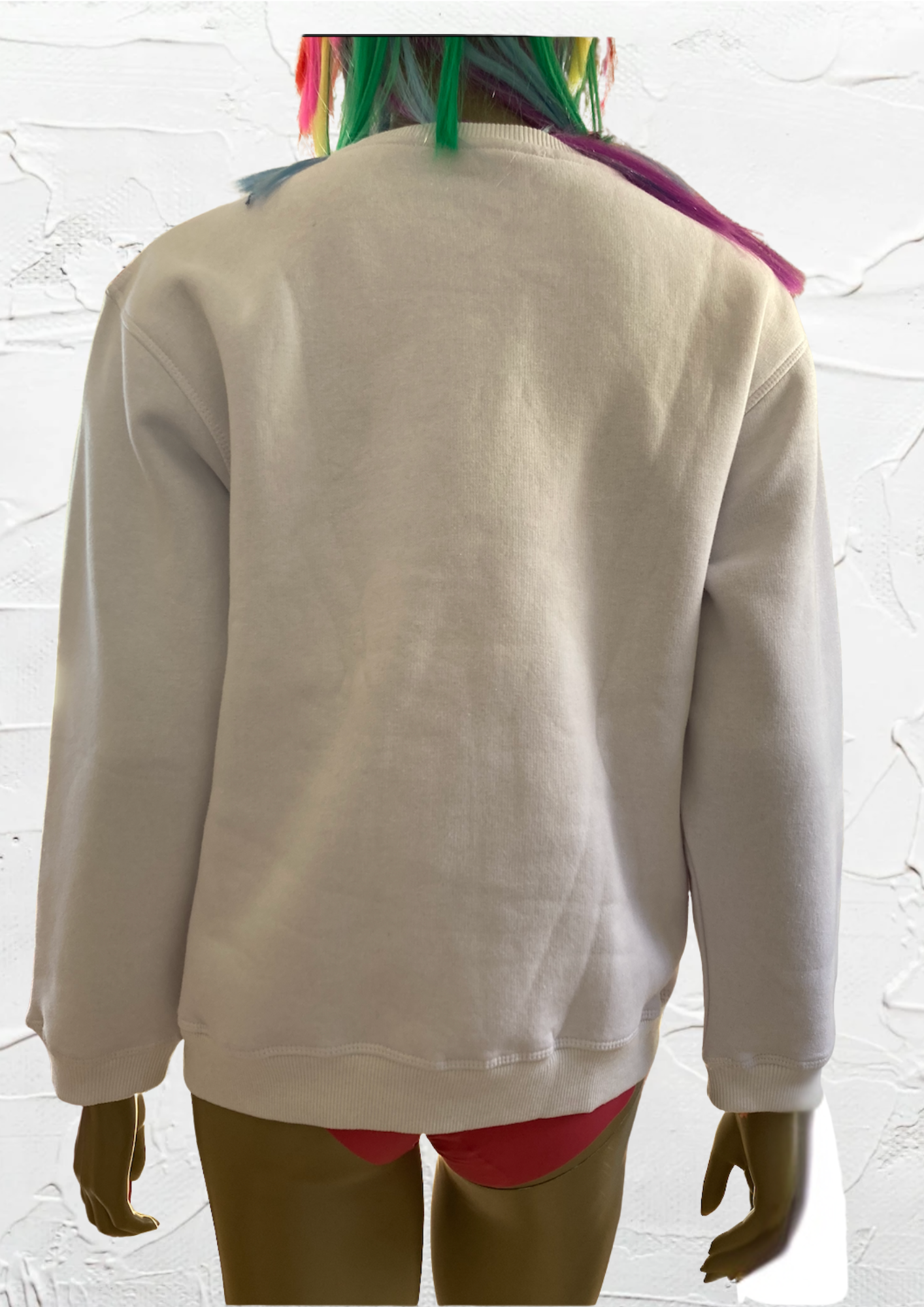 🎨 Olga Lomaka “Follow the White Rabbit” Sweatshirt - New with Tag