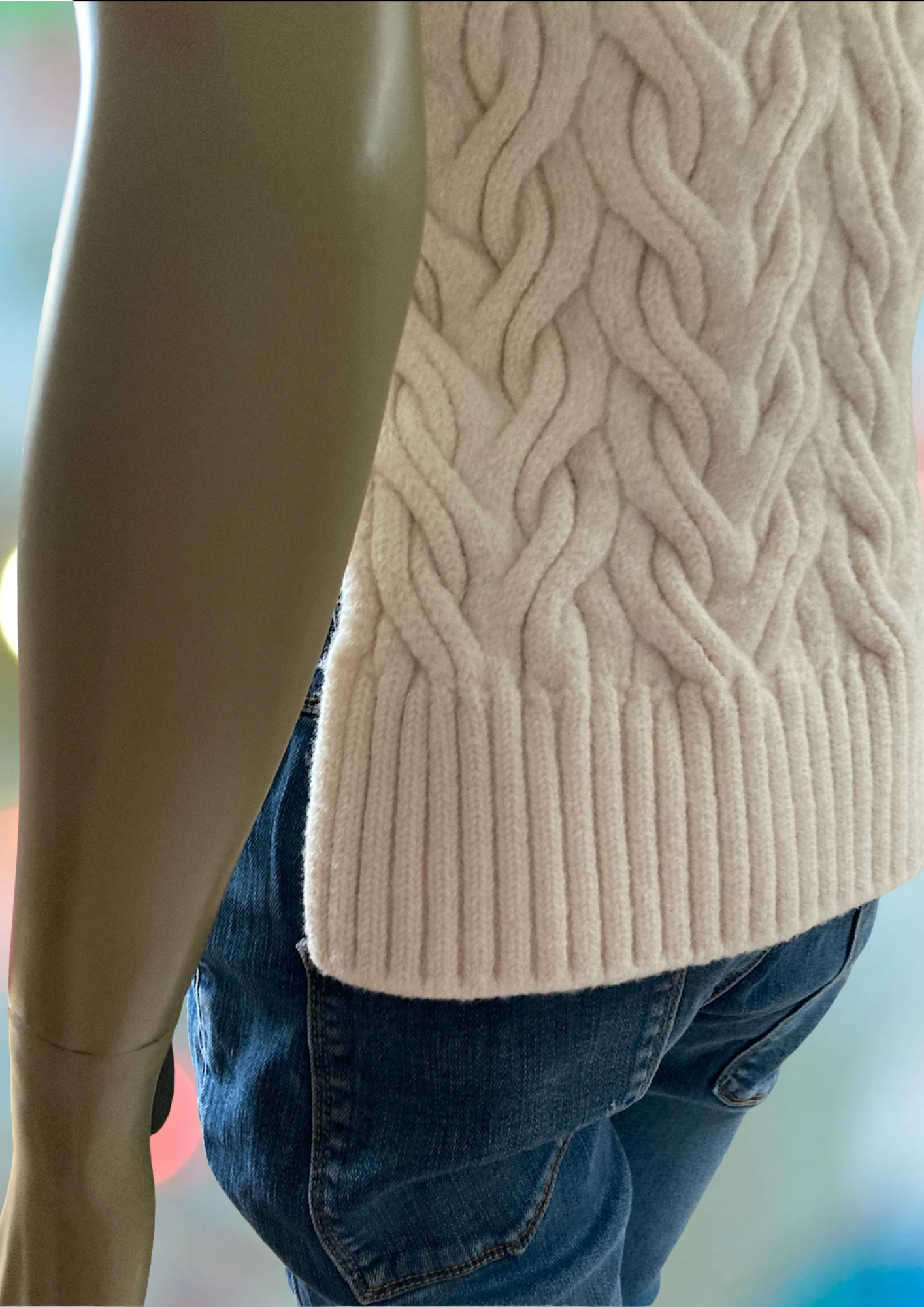 COS Twisted Cable Shell Sleeveless Sweater