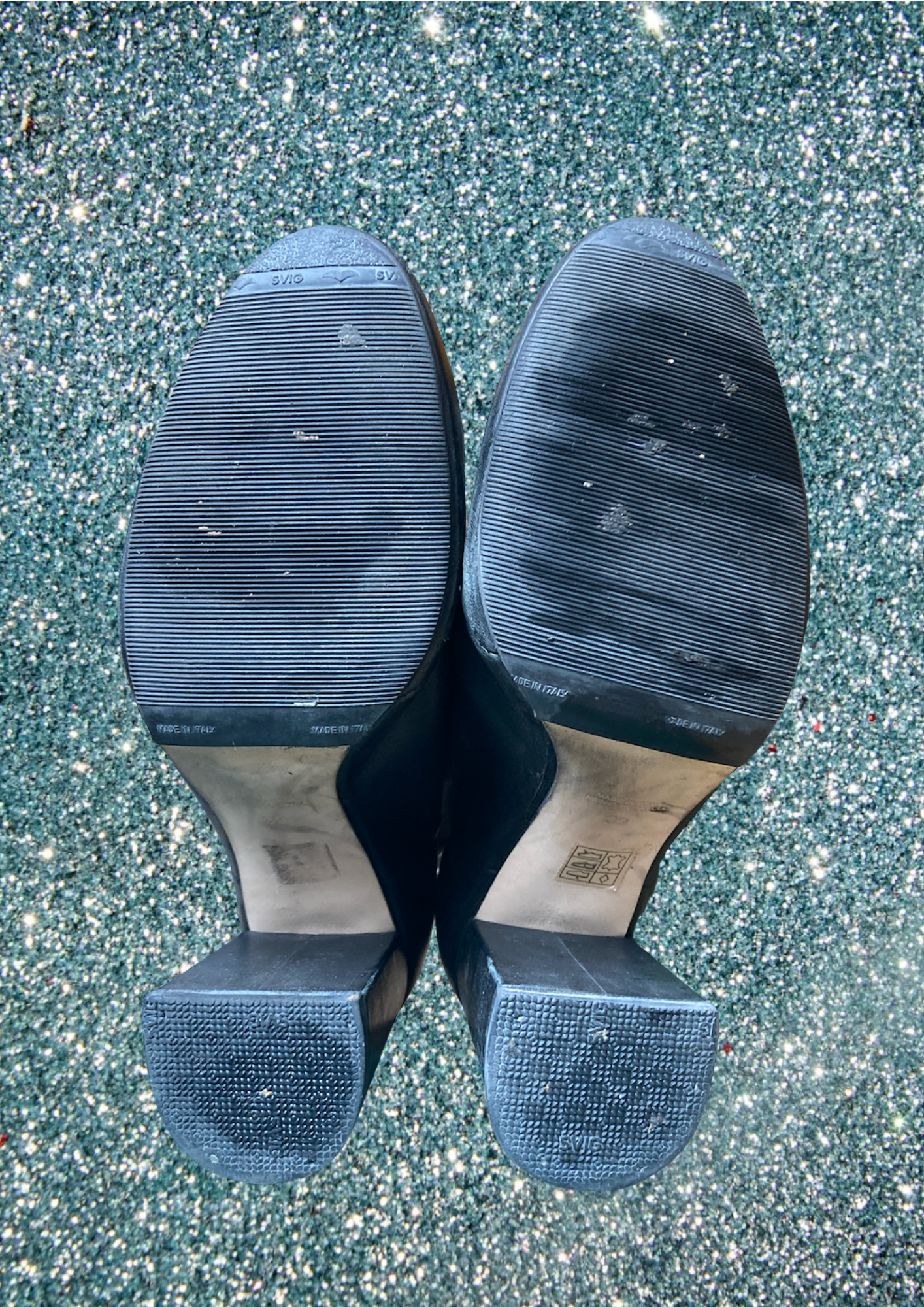 Office Black Leather Boots