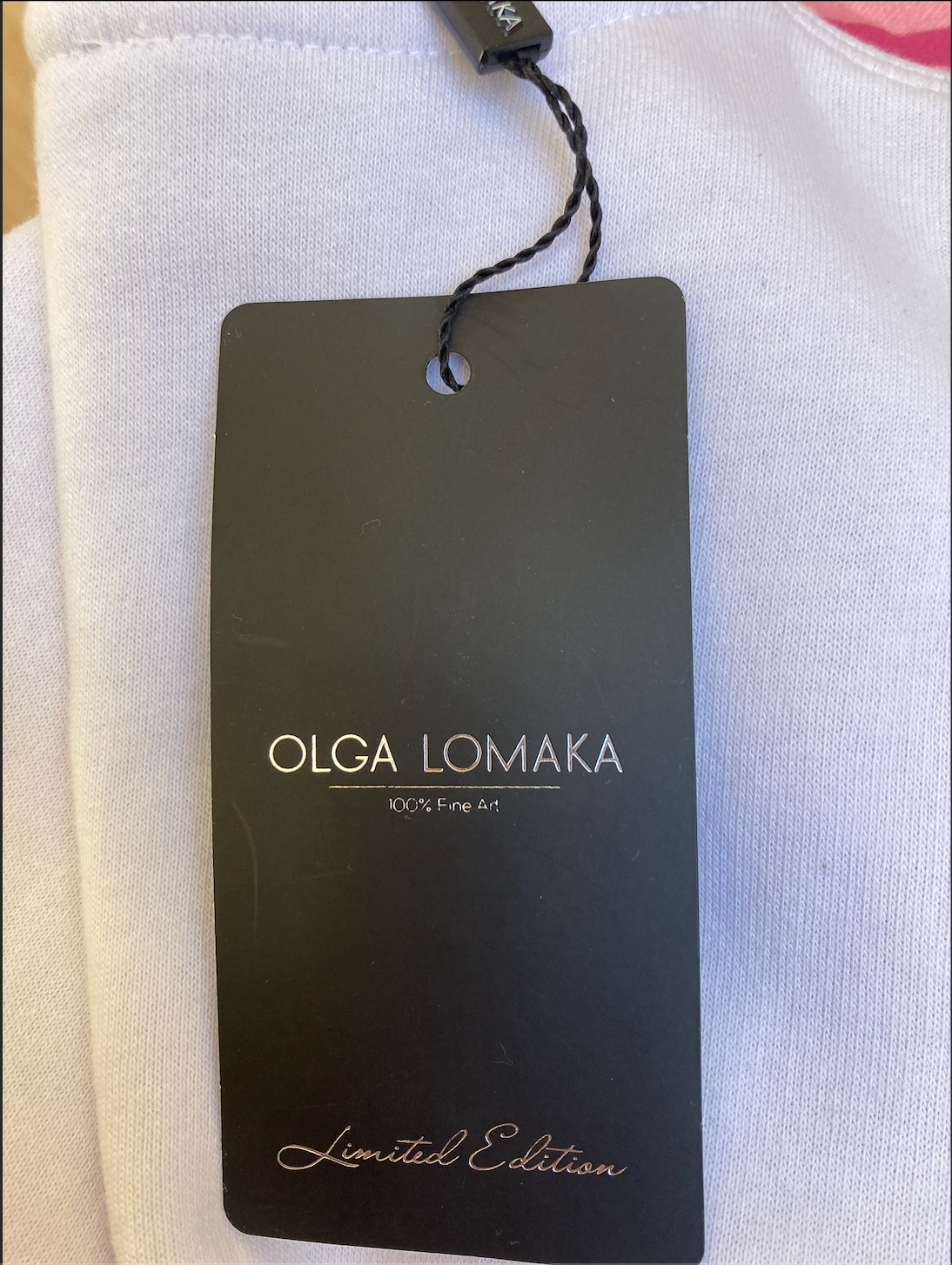 🎨 Olga Lomaka “Follow the White Rabbit” Sweatshirt - New with Tag